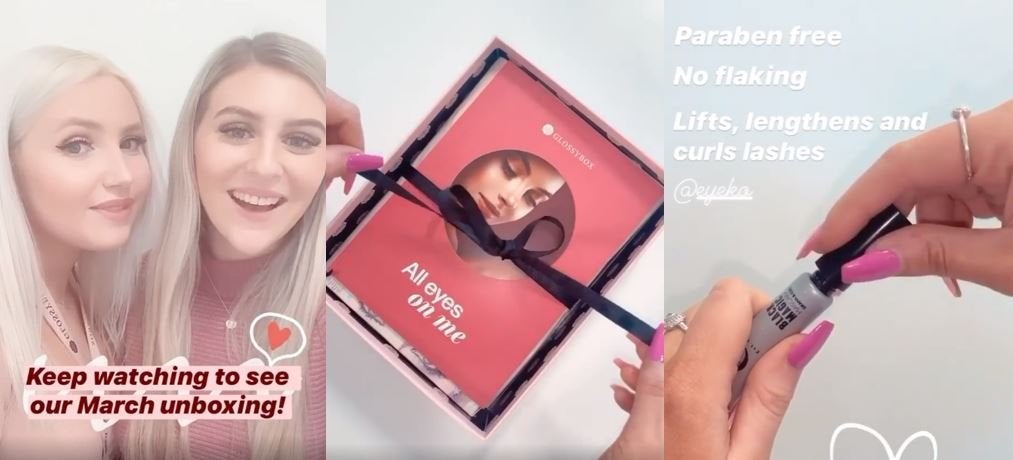 GLOSSYBOX unboxing