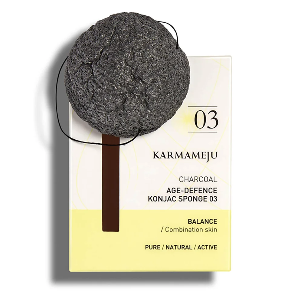 Karmameju Charcoal Konjac Sponge 03 Image 1