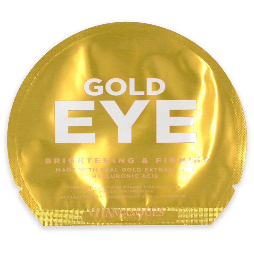Vitamasques Holographic and Gold Eye Patches Image 1