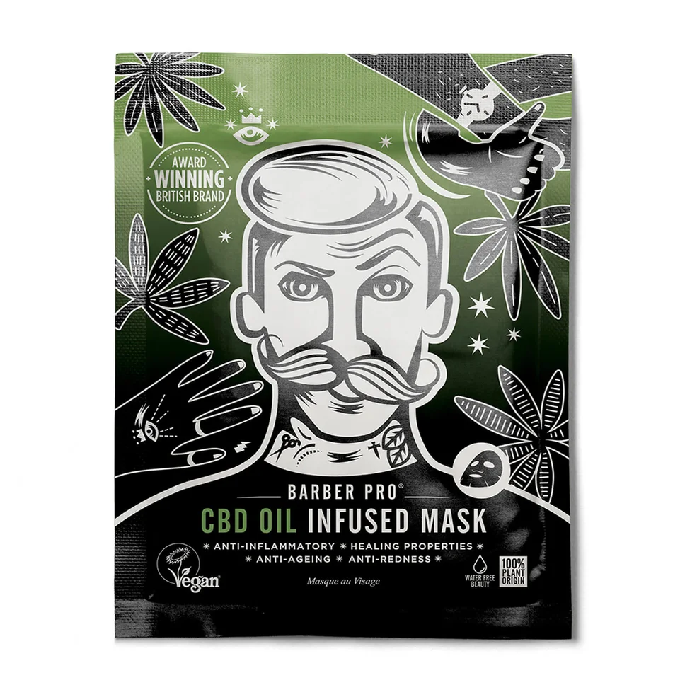 BARBER PRO CBD Oil Sheet Mask Image 1