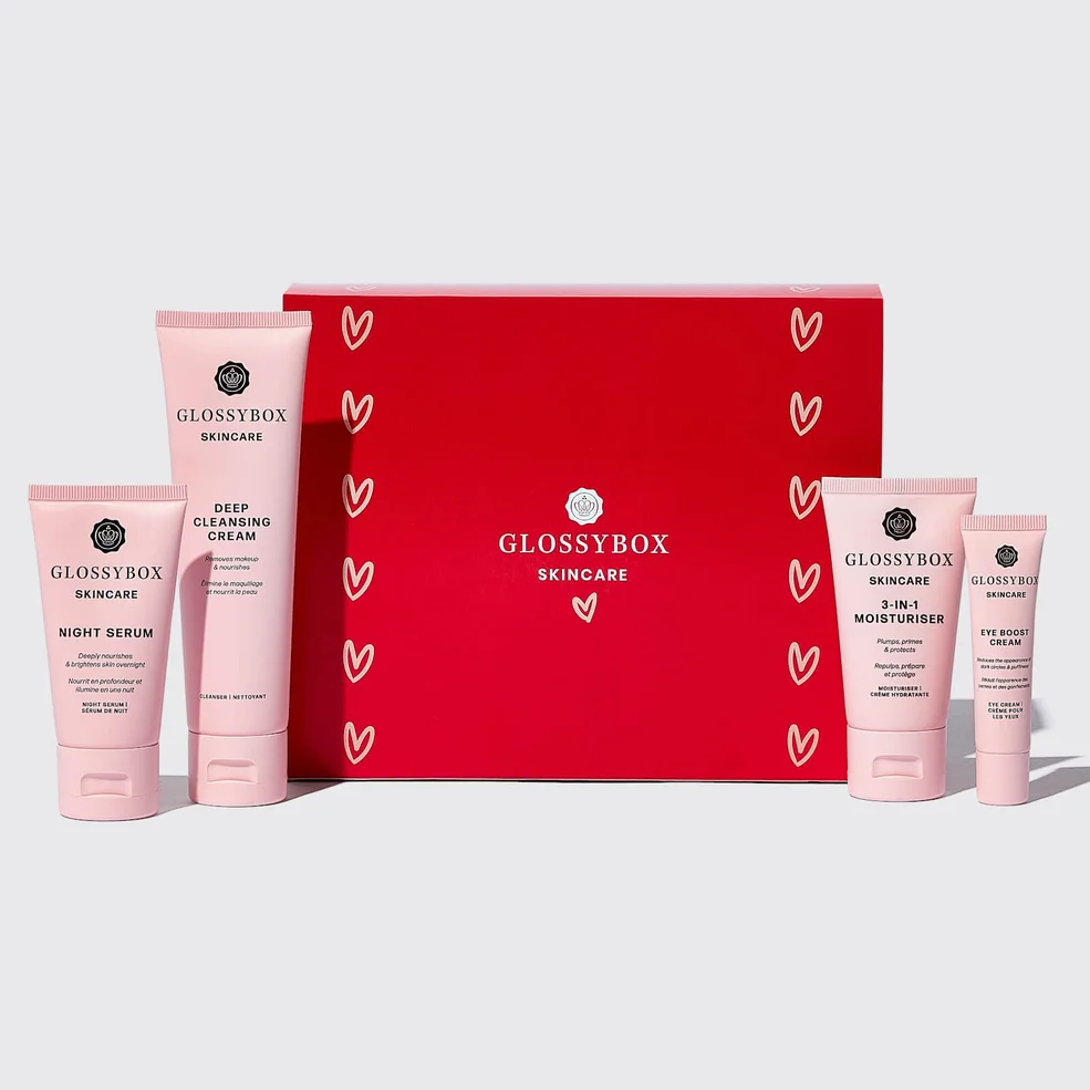 I heart GLOSSYBOX Skincare set (worth Glossybox