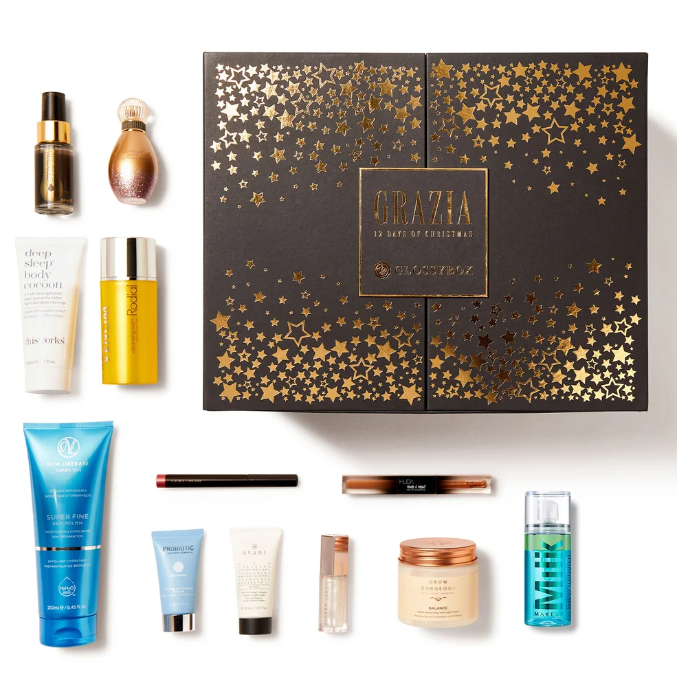 GLOSSYBOX Grazia Beauty Advent Calendar (Worth over £450) Image 1