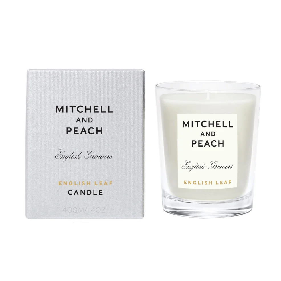 Mitchell & Peach English Leaf scented candle 40g Image 1