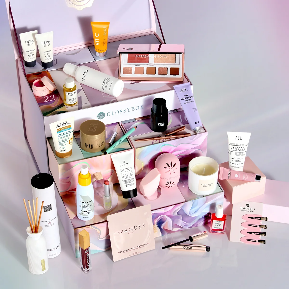 GLOSSYBOX 2025 Advent Calendar (Worth Over £624) Glossybox