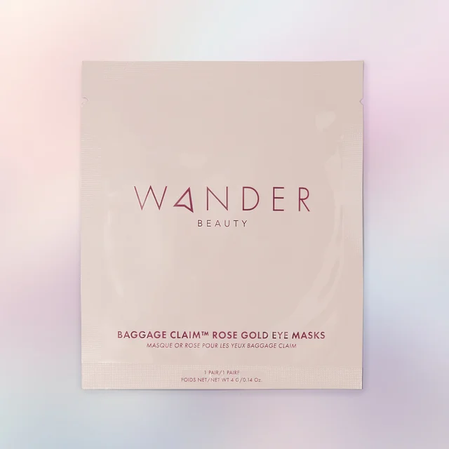 Wander Beauty Baggage Claim Rose Gold Eye Mask