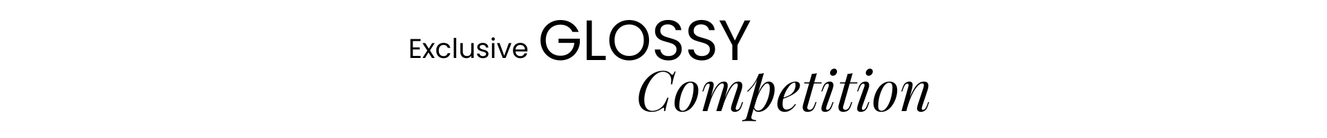 Enter our GLOSSYBOX Competition